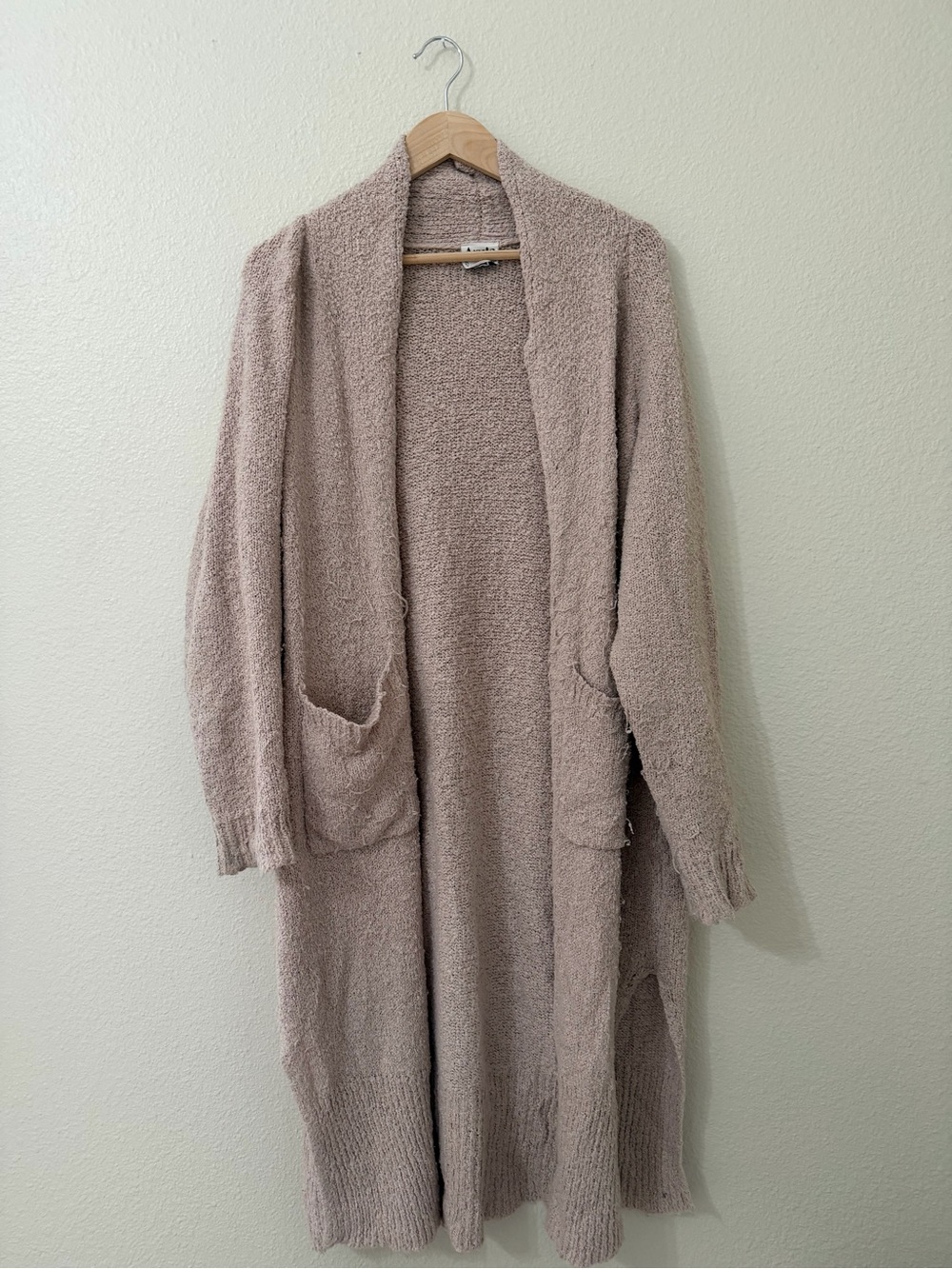 ARULA Long Open-Front Cardigan